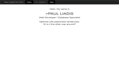 Desktop Screenshot of paulliadis.com